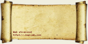 Jovana Prokopović vizit kartica